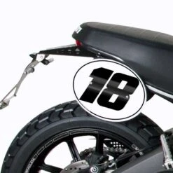 Barracuda Kit Soporte Porta Numero Ducati Scrambler 15-17