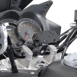 Barra Soporte GPS 28mm Plateado Cepillado SWMotech