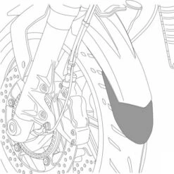 Extension Faldon Delantero Marca Puig Para Kawasaki Z1000 07-09